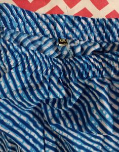 Blue printed kurta set with dupatta ✨