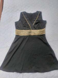 Elegant Black & Gold Dress
