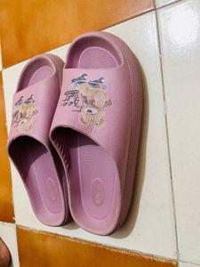 Cute Pink Slide Slippers