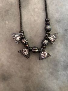 NAVRATRI SPECIAL: Geometric Crystal Necklace