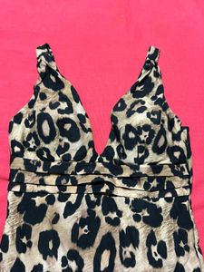 Leopard Print Shaping Swimsuit