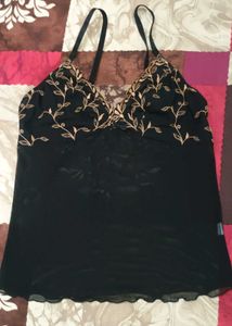 Black Mesh Bra