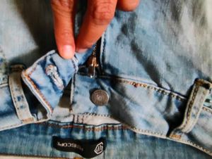 Ripped Light Wash Denim Jeans