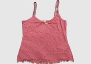 Cute Pink Polka Dot Cami Top