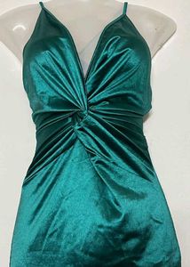 Elegant Emerald Green Maxi Dress