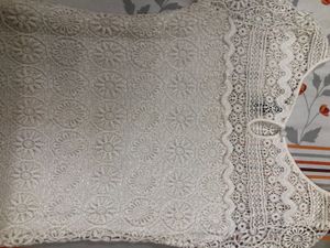 White Boho Schiffi Mini Dress