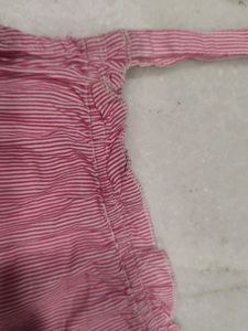 Chic Striped Cami Top with Embroidery