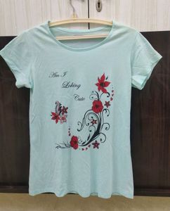 Pretty Ice Blue Tshirt 👕