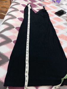Amorosa Black Slip Dress