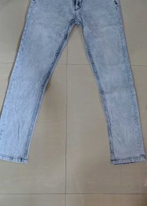 Men's Washed Denim Jeans