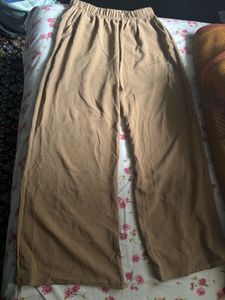 Wide leg Brown Trouser