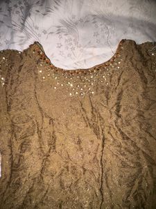 Embellished Olive Kurta Set with Dupatta