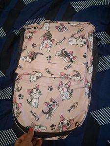 Cute Cat Print Backpack
