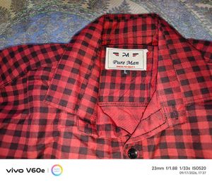 Red &amp; Black Plaid Long Sleeve Shirt😍🥰♥️