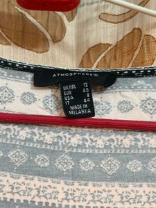 Atmosphere Boho Print Tunic Top