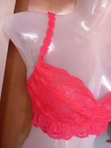 Lace Bralette - Red