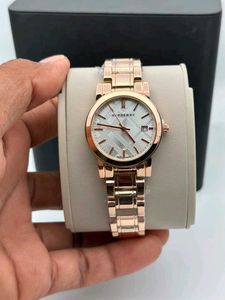 Elegant Rose Gold Burberry Watch