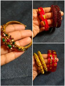 4 Pc Kada Set with Bracelet