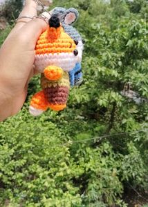 Crochet Nick &amp; Judy Keychains