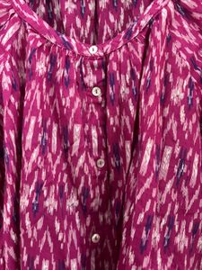Mango Printed Puffed Sleeve Top