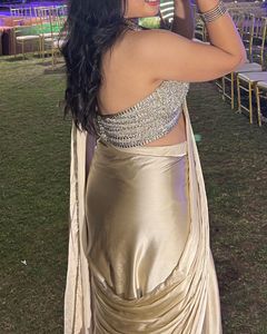 Ready to wear Sparkling Designer Saree Set