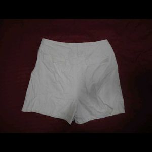 White Vest and Skirt Set