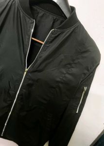 Men's Black Bomber Jacket
