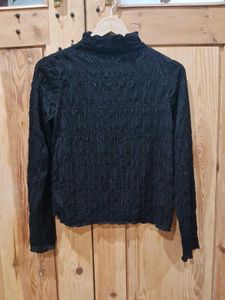 Elegant Black Long Sleeve Top