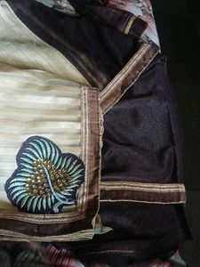 Elegant Embroidered Saree