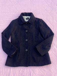 Classic Navy Button-Up Jacket