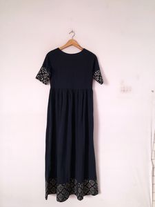 free delivery Navy Blue Casual Kurta (Women's)