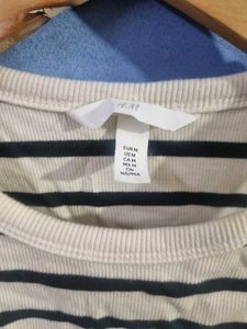 H&amp;M Olive Ribbed Tank Top