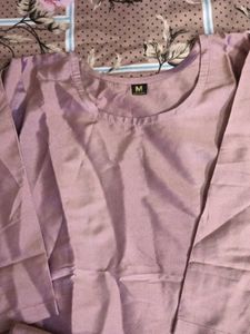 Lavender Kurta with touser 🌺