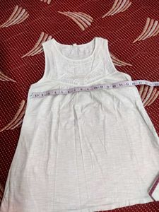 Offer White Sleeveless Dress