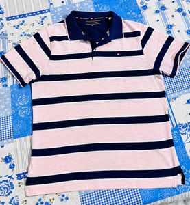 Men's Striped Polo T-Shirt