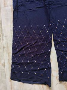 Elegant Navy Blue Kurta