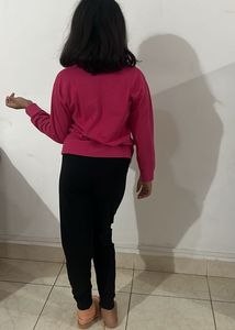 Good Girl Graphic  sweatshirt with pajama