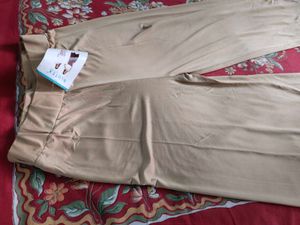 combo of 2 Blue and Beige Palazzo Pants -combo