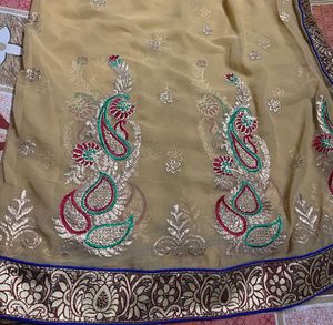 Exquisite Embroidered Saree