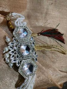 Exquisite Beaded Choker Set with Earrings