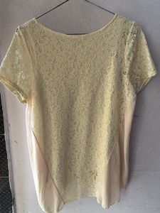 Elegant Lace Overlay Top