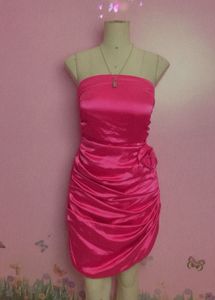 Pink Strapless Party Dress