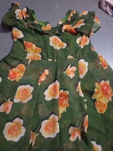 Boutique Piece, Floral Silk Gown