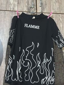 Flamme Graphic Print co-off set