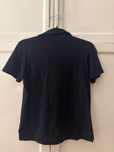 Classic Navy Blue Polo Top