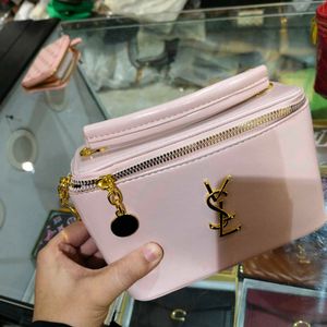 Chic Pink Vanity Bag