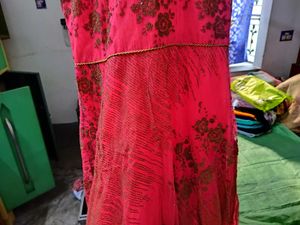Pink Embroidered Dress