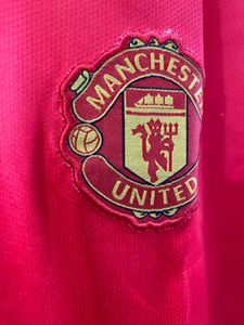 Nike Embroidered Retro Man United Football Jersey
