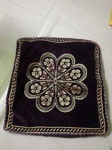 Beautiful Embroidered Purple sofa cover set