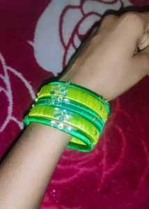 Vibrant Stackable Silk Thread Bangles